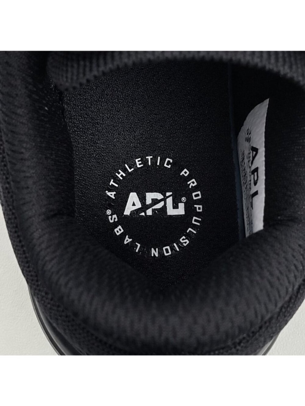 APL TechLoom Pro Black Black White Women’s Size 5 Athletic Knit Running Shoes - Picture 13 of 16